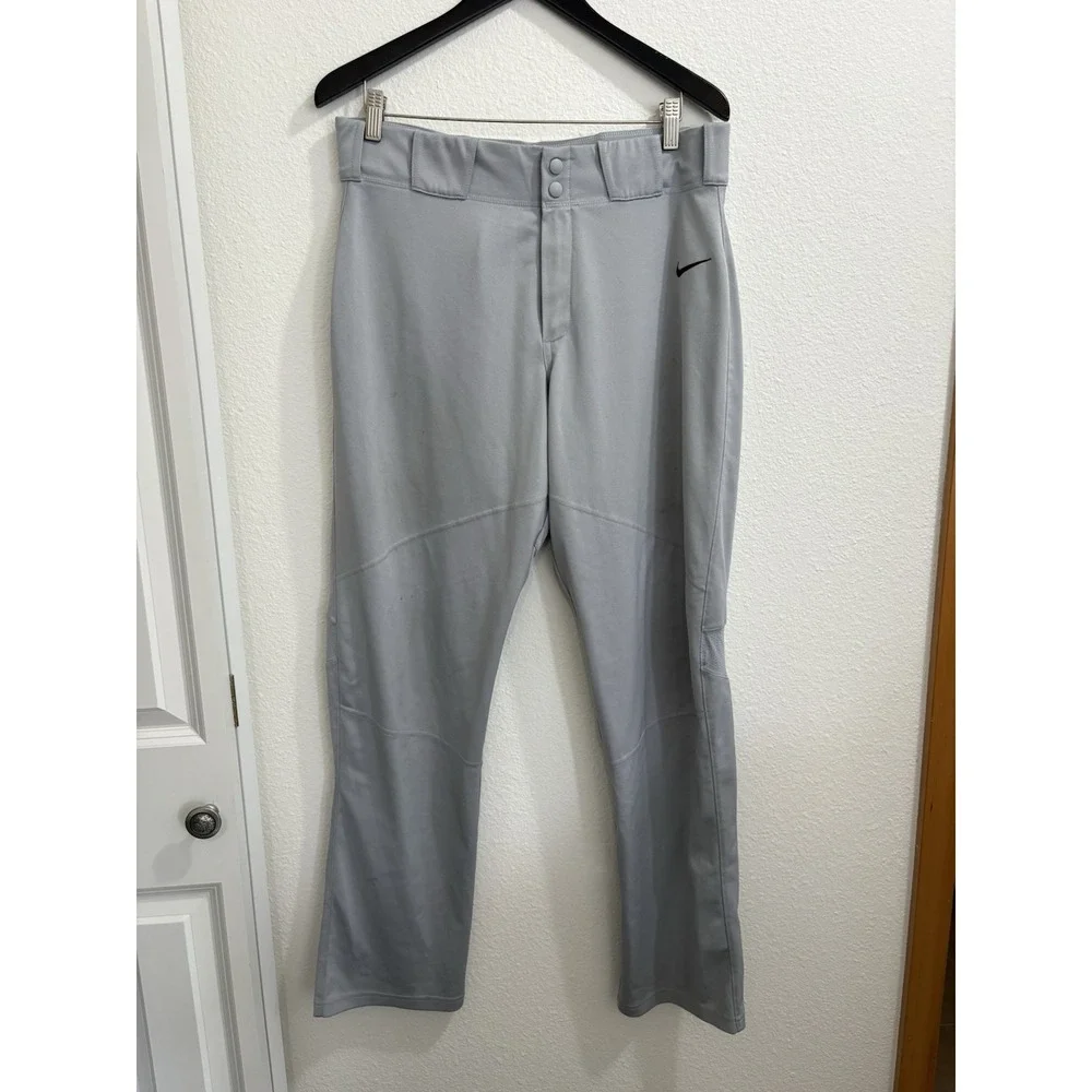 Nike Vapor Elite Baseball Softball Pants Size Large Gray Men's Sport